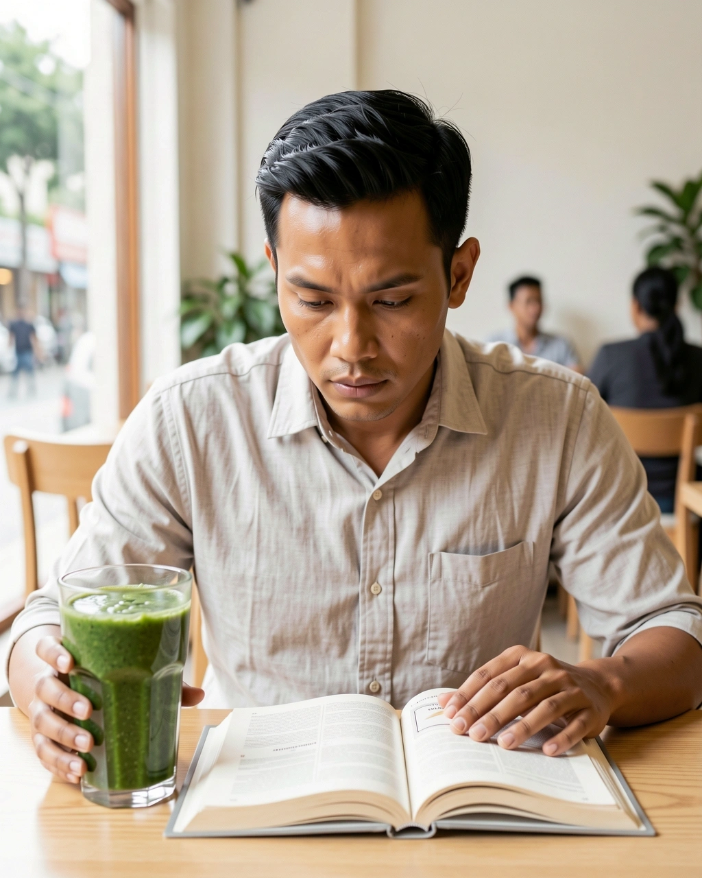 Professional reading nutrition information